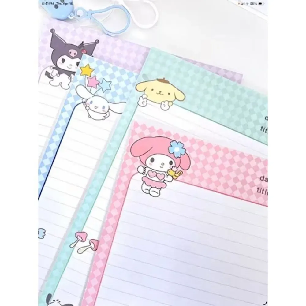 #MEL-144 Hello Kitty & Friends - My Melody notepad paper 30 sheet sheets